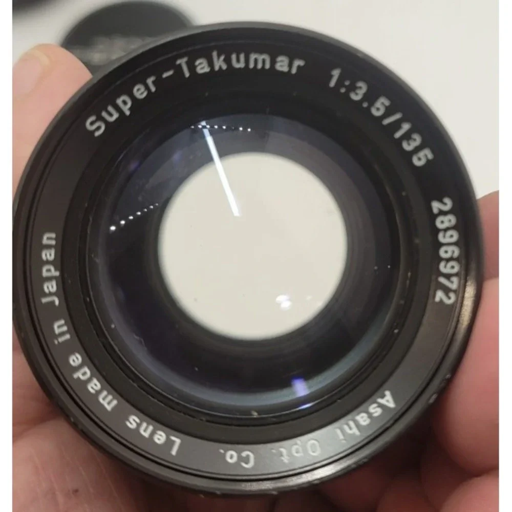 Asahi Super-Takumar 135mm f/3.5 M42 Manual Focus Lens Excellent – Original Case